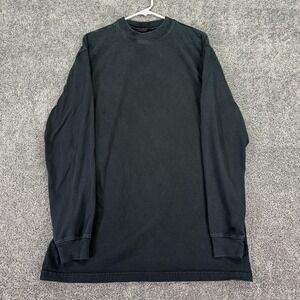 Yamaha Shirt Mens Large Tall Black Long Sleeve Cotton Motorcycle Casual Outdoor